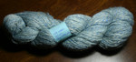 Handspun mohair blue (1 skein) - 100% mohair, 130g/387 yds, 18 WPI, fingering to sport weight