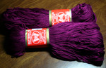 Super 10 lt plum (2 skeins) - 100% mercerized cotton, 125g/250m, 22 sts=10cm, 4mm needle/hook